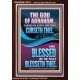 CURSED BE EVERY ONE THAT CURSETH THEE BLESSED IS EVERY ONE THAT BLESSED THEE  Scriptures Wall Art  GWARISE11972  