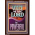 THE VOICE OF THE LORD IS POWERFUL  Scriptures Décor Wall Art  GWARISE11977  "25x33"