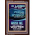 PURGE ME WITH HYSSOP  Portrait Scripture   GWARISE11986  "25x33"