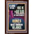 MAKE ME TO HEAR JOY AND GLADNESS  Scripture Portrait Signs  GWARISE11988  "25x33"