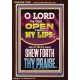 OPEN THOU MY LIPS O LORD MY GOD  Encouraging Bible Verses Portrait  GWARISE11993  