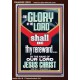 THE GLORY OF THE LORD SHALL BE THY REREWARD  Scripture Art Prints Portrait  GWARISE12003  