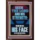 SEEK THE LORD AND HIS STRENGTH AND SEEK HIS FACE EVERMORE  Bible Verse Wall Art  GWARISE12184  