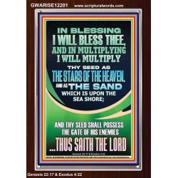 IN BLESSING I WILL BLESS THEE  Contemporary Christian Print  GWARISE12201  "25x33"