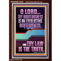 THY LAW IS THE TRUTH O LORD  Religious Wall Art   GWARISE12213  