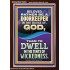 RATHER BE A DOORKEEPER IN THE HOUSE OF GOD THAN IN THE TENTS OF WICKEDNESS  Scripture Wall Art  GWARISE12283  "25x33"