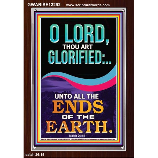 O LORD THOU ART GLORIFIED  Sciptural Décor  GWARISE12292  