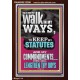 WALK IN MY WAYS AND KEEP MY COMMANDMENTS  Wall & Art Décor  GWARISE12296  