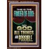 BY THE FINGER OF GOD ALL THINGS ARE POSSIBLE  Décor Art Work  GWARISE12304  "25x33"