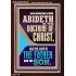 ABIDETH IN THE DOCTRINE OF CHRIST  Custom Christian Artwork Portrait  GWARISE12330  "25x33"