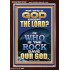 WHO IS THE ROCK SAVE OUR GOD  Art & Décor Portrait  GWARISE12348  "25x33"