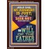 I SEEK NOT MINE OWN WILL BUT THE WILL OF THE FATHER  Inspirational Bible Verse Portrait  GWARISE12385  "25x33"