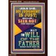 I SEEK NOT MINE OWN WILL BUT THE WILL OF THE FATHER  Inspirational Bible Verse Portrait  GWARISE12385  