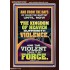 THE KINGDOM OF HEAVEN SUFFERETH VIOLENCE AND THE VIOLENT TAKE IT BY FORCE  Bible Verse Wall Art  GWARISE12389  "25x33"