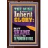 THE WISE SHALL INHERIT GLORY  Unique Scriptural Picture  GWARISE12401  "25x33"
