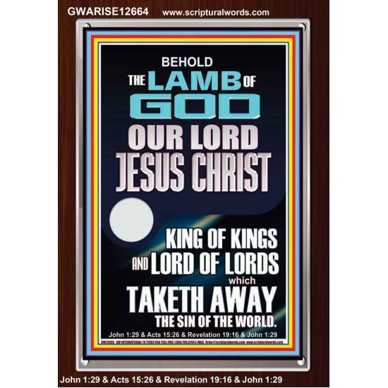 THE LAMB OF GOD OUR LORD JESUS CHRIST WHICH TAKETH AWAY THE SIN OF THE WORLD  Ultimate Power Portrait  GWARISE12664  