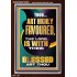 HIGHLY FAVOURED THE LORD IS WITH THEE BLESSED ART THOU  Scriptural Wall Art  GWARISE13002  "25x33"