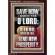 O LORD SAVE AND PLEASE SEND NOW PROSPERITY  Contemporary Christian Wall Art Portrait  GWARISE13047  
