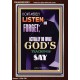 DO WHAT GOD'S TEACHINGS SAY  Children Room Portrait  GWARISE9393  