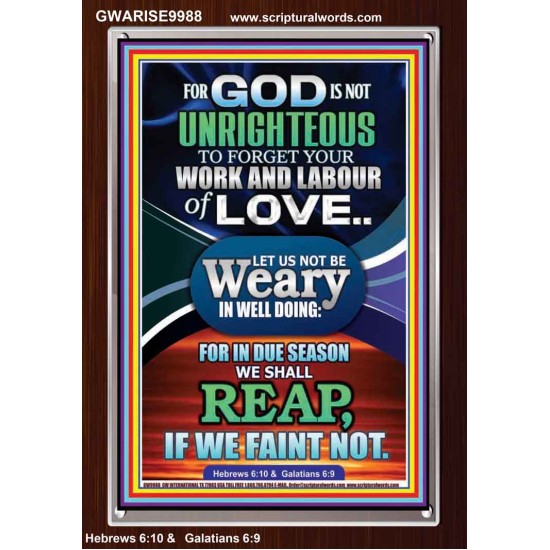 DO NOT BE WEARY IN WELL DOING  Children Room Portrait  GWARISE9988  