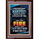 FIRE SHALL TRY EVERY MAN'S WORK  Ultimate Inspirational Wall Art Portrait  GWARISE9990  