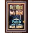 BE FILLED WITH THE HOLY GHOST  Righteous Living Christian Portrait  GWARISE9994  "25x33"