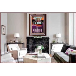 THE VOICE OF THE LORD IS POWERFUL  Scriptures Décor Wall Art  GWARISE11977  "25x33"