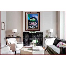 THE VOICE OF THE LORD IS FULL OF MAJESTY  Scriptural Décor Portrait  GWARISE11978  "25x33"