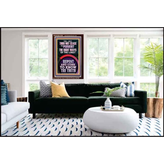 REPENT AND COME TO KNOW THE TRUTH  Large Custom Portrait   GWARISE12354  
