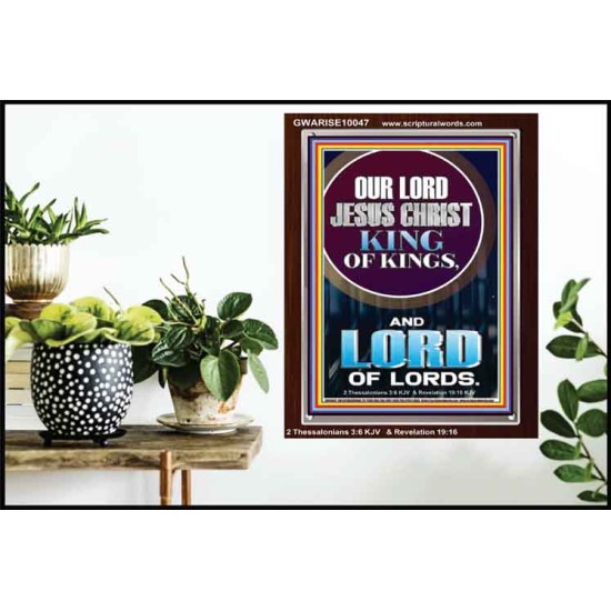 JESUS CHRIST - KING OF KINGS LORD OF LORDS   Bathroom Wall Art  GWARISE10047  