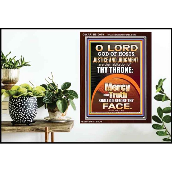 JUSTICE AND JUDGEMENT THE HABITATION OF YOUR THRONE O LORD  New Wall Décor  GWARISE10079  