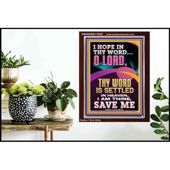 I AM THINE SAVE ME O LORD  Christian Quote Portrait  GWARISE11822  