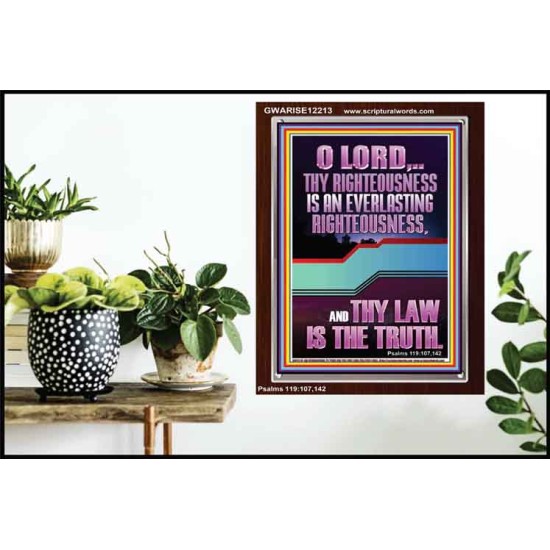 THY LAW IS THE TRUTH O LORD  Religious Wall Art   GWARISE12213  