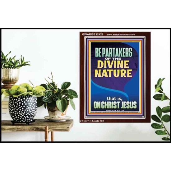 BE PARTAKERS OF THE DIVINE NATURE THAT IS ON CHRIST JESUS  Church Picture  GWARISE12422  