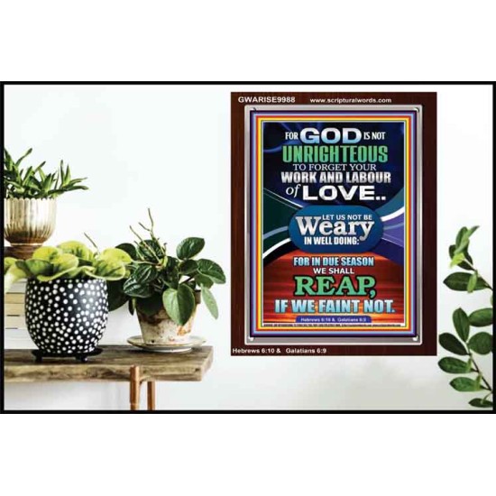 DO NOT BE WEARY IN WELL DOING  Children Room Portrait  GWARISE9988  