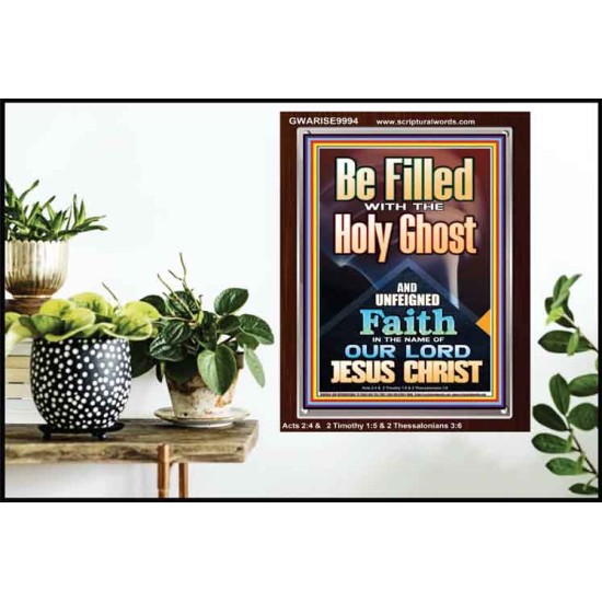 BE FILLED WITH THE HOLY GHOST  Righteous Living Christian Portrait  GWARISE9994  