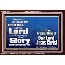 HIS GLORY SHALL BE SEEN UPON YOU  Custom Art and Wall Décor  GWARK10315  "33X25"