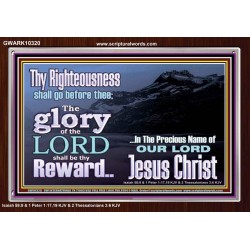 THE GLORY OF THE LORD WILL BE UPON YOU  Custom Inspiration Scriptural Art Acrylic Frame  GWARK10320  "33X25"