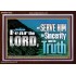 SERVE THE LORD IN SINCERITY AND TRUTH  Custom Inspiration Bible Verse Acrylic Frame  GWARK10322  "33X25"