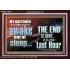 BRETHREN AWAKE OUT OF SLEEP THE END IS NEAR  Bible Verse Acrylic Frame Art  GWARK10336  "33X25"