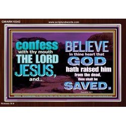 IN CHRIST JESUS IS ULTIMATE DELIVERANCE  Bible Verse for Home Acrylic Frame  GWARK10343  "33X25"