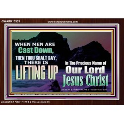 THOU SHALL SAY LIFTING UP  Ultimate Inspirational Wall Art Picture  GWARK10353  "33X25"