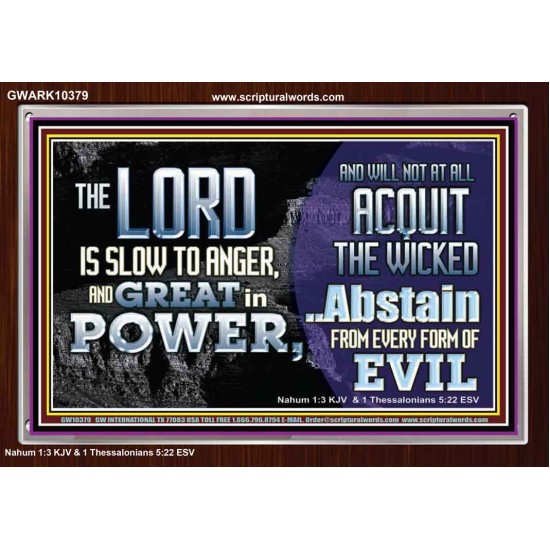THE LORD GOD ALMIGHTY GREAT IN POWER  Sanctuary Wall Acrylic Frame  GWARK10379  