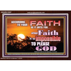 ACCORDING TO YOUR FAITH BE IT UNTO YOU  Children Room  GWARK10387  