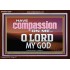 HAVE COMPASSION ON ME O LORD MY GOD  Ultimate Inspirational Wall Art Acrylic Frame  GWARK10389  "33X25"