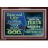 ETERNAL LIFE IS TO KNOW AND DWELL IN HIM CHRIST JESUS  Church Acrylic Frame  GWARK10395  "33X25"