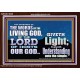 THE WORDS OF LIVING GOD GIVETH LIGHT  Unique Power Bible Acrylic Frame  GWARK10409  