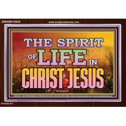 SPIRIT OF LIFE IN CHRIST JESUS  Scripture Wall Art  GWARK10434  