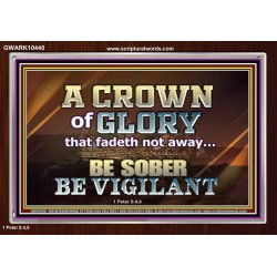 CROWN OF GLORY FOR OVERCOMERS  Scriptures Décor Wall Art  GWARK10440  "33X25"