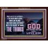 WHAT THE LORD GOD HAS PREPARE FOR THOSE WHO LOVE HIM  Scripture Acrylic Frame Signs  GWARK10453  "33X25"